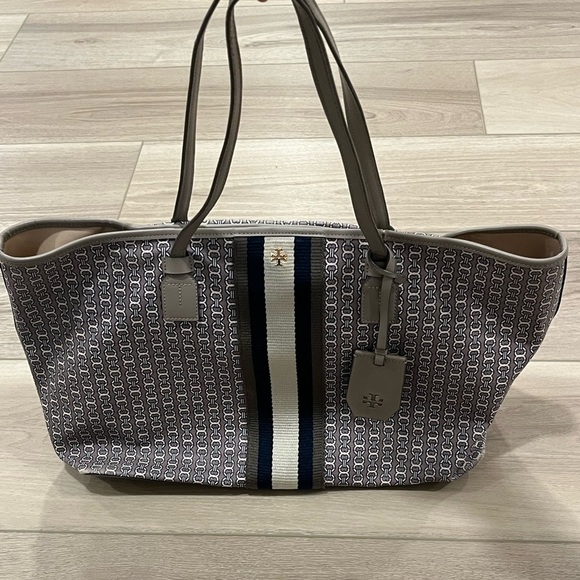 Tory Burch Gemini Link Zip Top Tote Bag - Picture 1 of 11